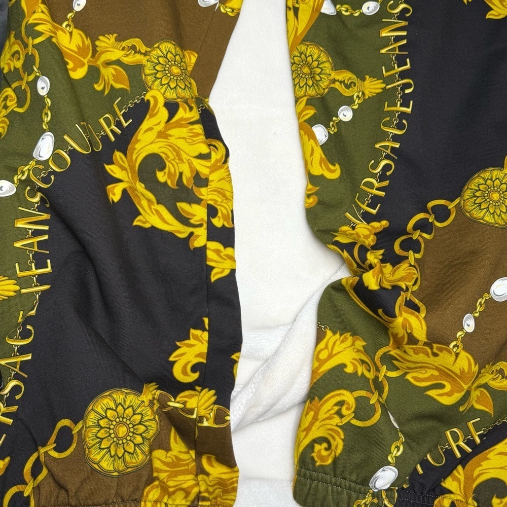 Versace Couture  Collection Yellow and Green Sweater and Sweatpants set - Picture 4 of 7